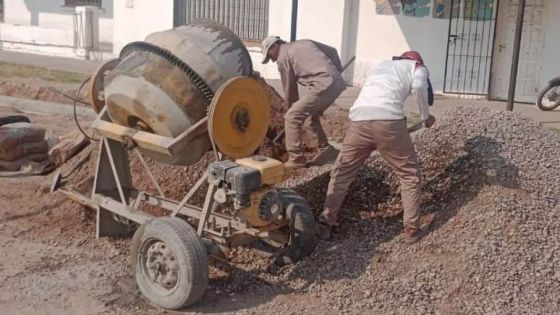 Realizan obras urbanas en Joaquín V. González