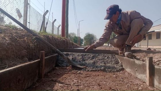 Realizan obras urbanas en Joaquín V. González