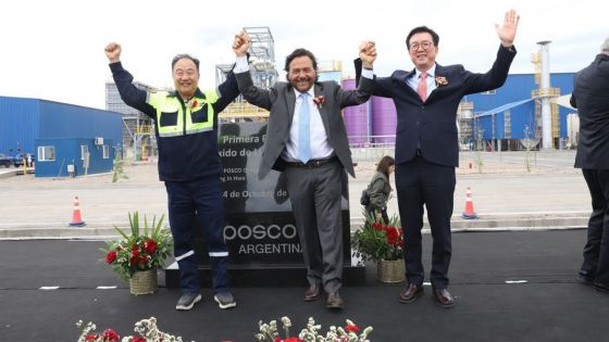 Sáenz inauguró en Salta la primera planta comercial de producción de hidróxido de litio del país