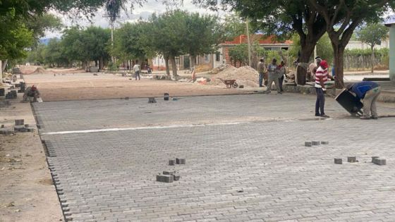 Pavimentación de la avenida Islas Malvinas en Animaná