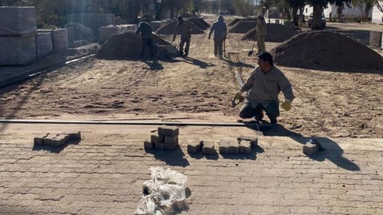 Pavimentación de la avenida Islas Malvinas en Animaná