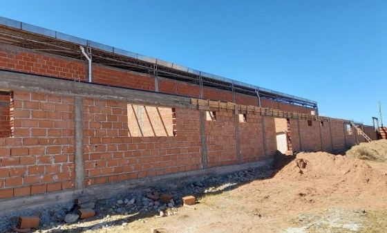 Obras en el polideportivo de Payogasta