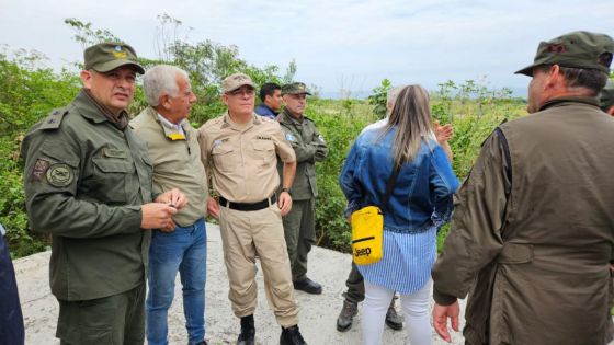 Autoridades Provinciales y Nacionales de seguridad se reunieron en Aguas Blancas