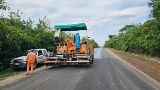 Avanza la repavimentación de la ruta provincial 5 entre Lumbreras y Ceibalito