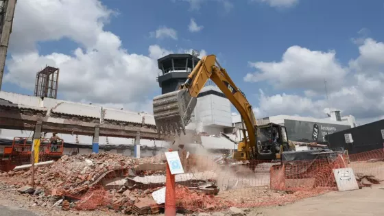 Gustavo Sáenz: “Avanzan los trabajos en el aeropuerto de Salta, la obra más importante del interior del país”