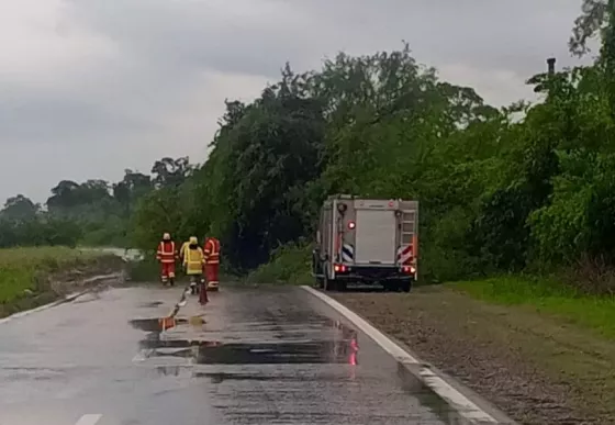 Seguridad asistió a vecinos afectados por la tormenta