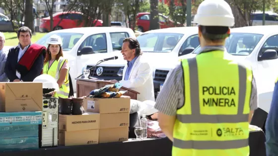 Con vehículos y equipamiento, el gobernador Sáenz asegura una minería responsable y transparente en Salta