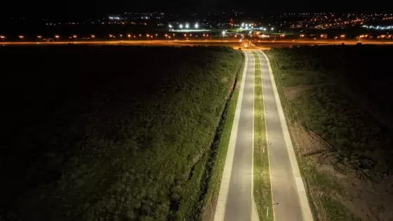 Sáenz habilitó la nueva vía de circulación entre Grand Bourg y circunvalación Oeste