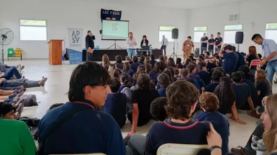 En San Lorenzos se realizó una jornada de Educación Vial