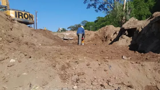 Reparan un canal pluvial en Campamento Vespucio