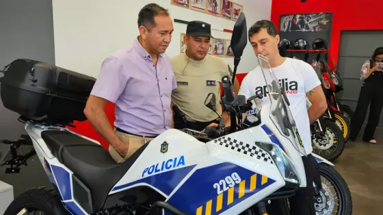 Presentación técnica de las nuevas motos que se incorporarán al servicio de seguridad provincial