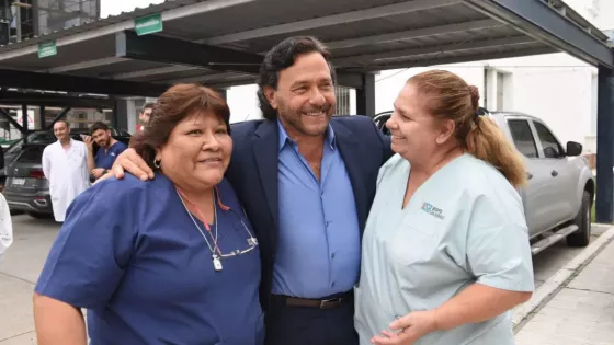 Sáenz supervisó las obras del hospital San Bernardo: “Trabajamos para convertirlo en un ícono de la salud del NOA y NEA”