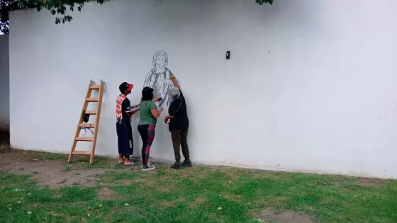 Jornada de rap y murales junto a adolescentes