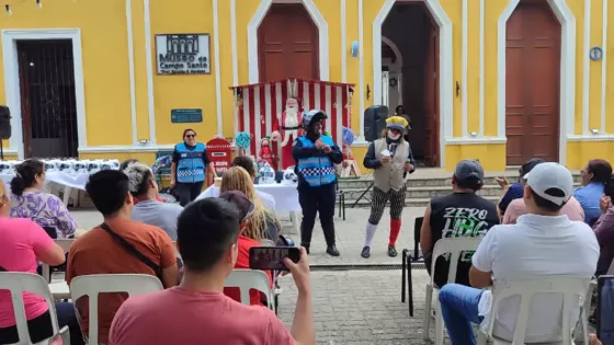 Motociclistas de Campo Santo fueron concientizados sobre medidas preventivas para una circulación segura