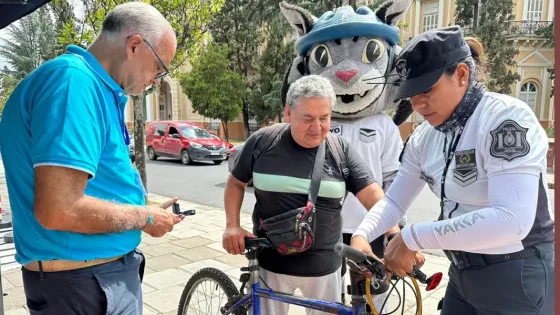 Seguridad Vial sensibilizó a conductores y peatones de la Capital