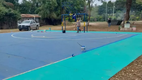 Cuatro nuevos playones deportivos en Tartagal