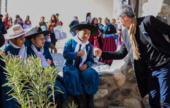 El pueblo de Cachi y turistas festejaron el Día de la Independencia