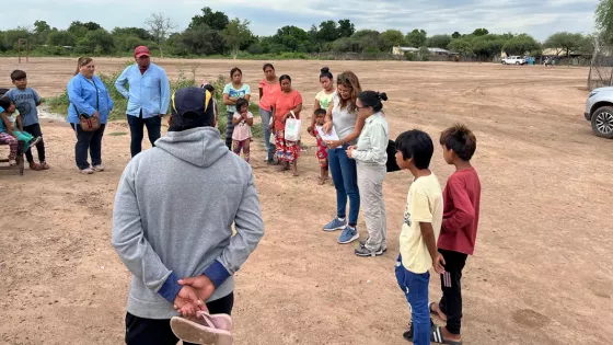 El Gobierno provincial intensifica el abordaje alimentario en Rivadavia Banda Sur