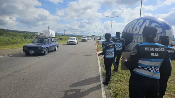 La Policía Vial concientizó sobre la importancia de respetar la velocidad permitida