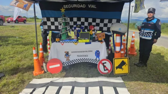 La Policía Vial concientizó sobre la importancia de respetar la velocidad permitida