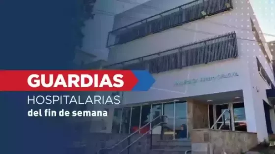 Durante el fin de semana asistieron a más de 2500 personas en guardias hospitalarias