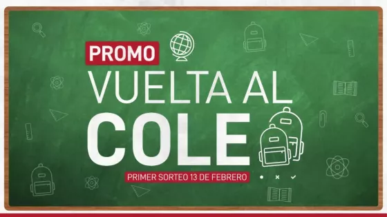 Este jueves 13 de febrero se realizará el primer sorteo de la promo “Vuelta al Cole”