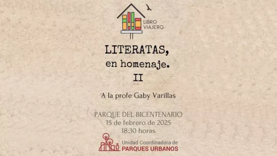 Hoy se inaugura un espacio de Libro viajero en el Parque del Bicentenario