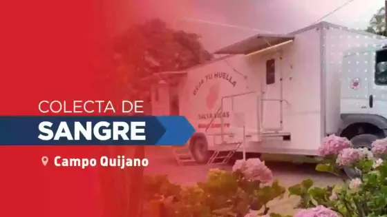 En Campo Quijano recibirán donaciones de sangre el próximo lunes