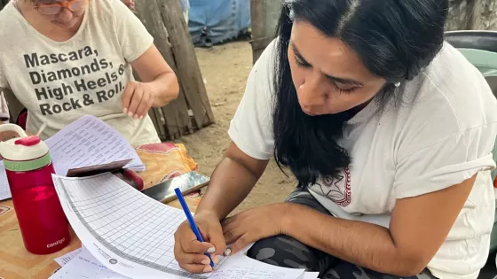 Continúa la entrega de contención alimentaria para familias originarias