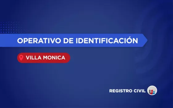 El Registro Civil participará del operativo La Muni en tu barrio en Villa Mónica