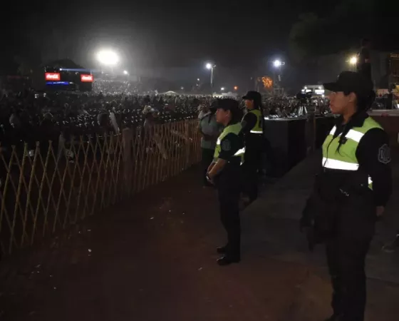 Importante operativo policial durante la Serenata a Cafayate