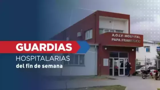 Más de 2300 personas fueron asistidas en guardias hospitalarias durante el fin de semana