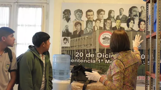 Estudiantes de Rosario de Lerma visitaron el Archivo Provincial de la Memoria