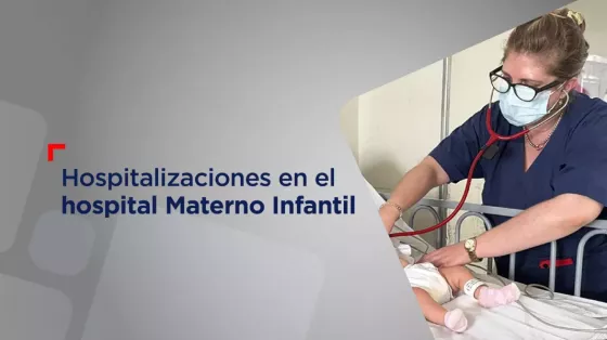 Más del 40% de las internaciones en el hospital Materno Infantil fue en clínica pediátrica