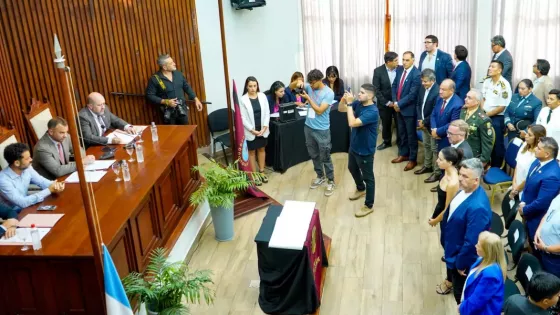 El ministro Villada participó de la apertura de sesiones ordinarias del Concejo Deliberante de Salta