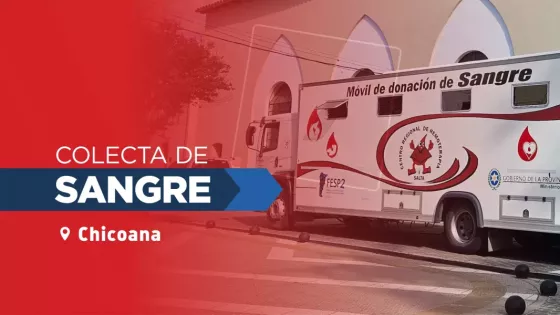 Hoy se hará una colecta de sangre en Chicoana