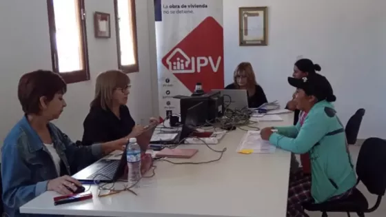 Atención del IPV en el interior de la provincia