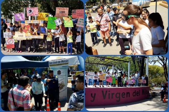 Con una caravana preventiva se concientizó a motociclistas en Metán