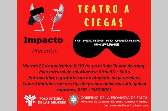 Este viernes se presenta en el Polo la obra “Tu pecado no quedará impune”