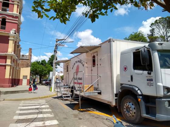 Colecta voluntaria de sangre en General Güemes