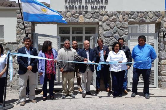 El Gobierno inauguró en Campo Quijano un nuevo edificio para el puesto sanitario