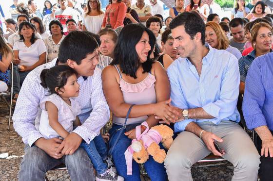 Cincuenta familias de La Merced recibieron llaves y documentación de sus viviendas