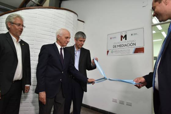 En la Universidad Católica se inauguró el 73° centro comunitario de mediación