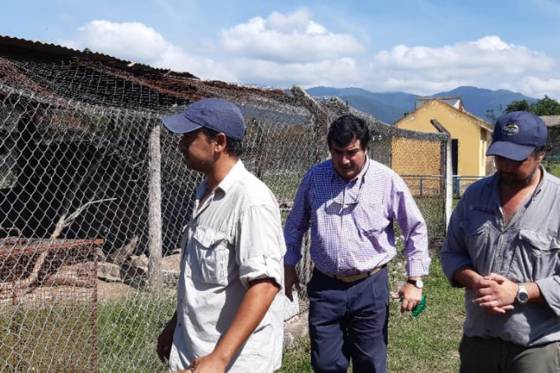 El ministro De los Ríos recorrió la Estación de Fauna Autóctona y el Vivero Provincial