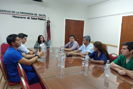 La ministra de Salud Pública se reunió con miembros de la Asociación Salteña de Anestesia