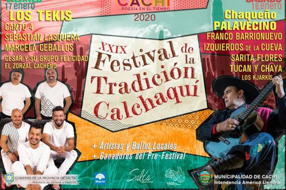 Hoy se realizará el lanzamiento del XXIX Festival de la Tradición Calchaquí