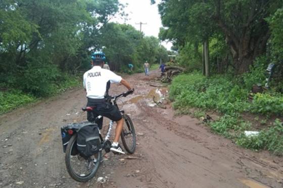 Intenso trabajo de seguridad en el Valle de Lerma tras el temporal de anoche