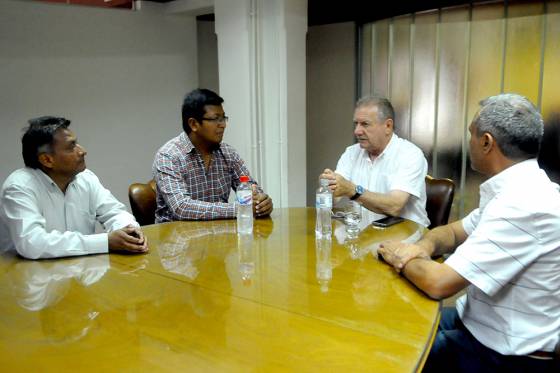 El Vicegobernador recibió al concejal de Cachi Ricardo Sánchez