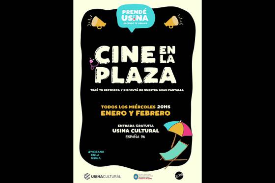 La Usina Cultural presenta el ciclo Cine en la Plaza