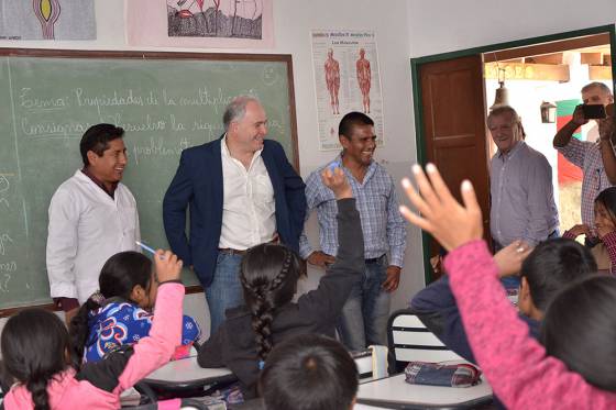 Marocco y Cánepa recorrieron comunidades educativas de la Puna salteña